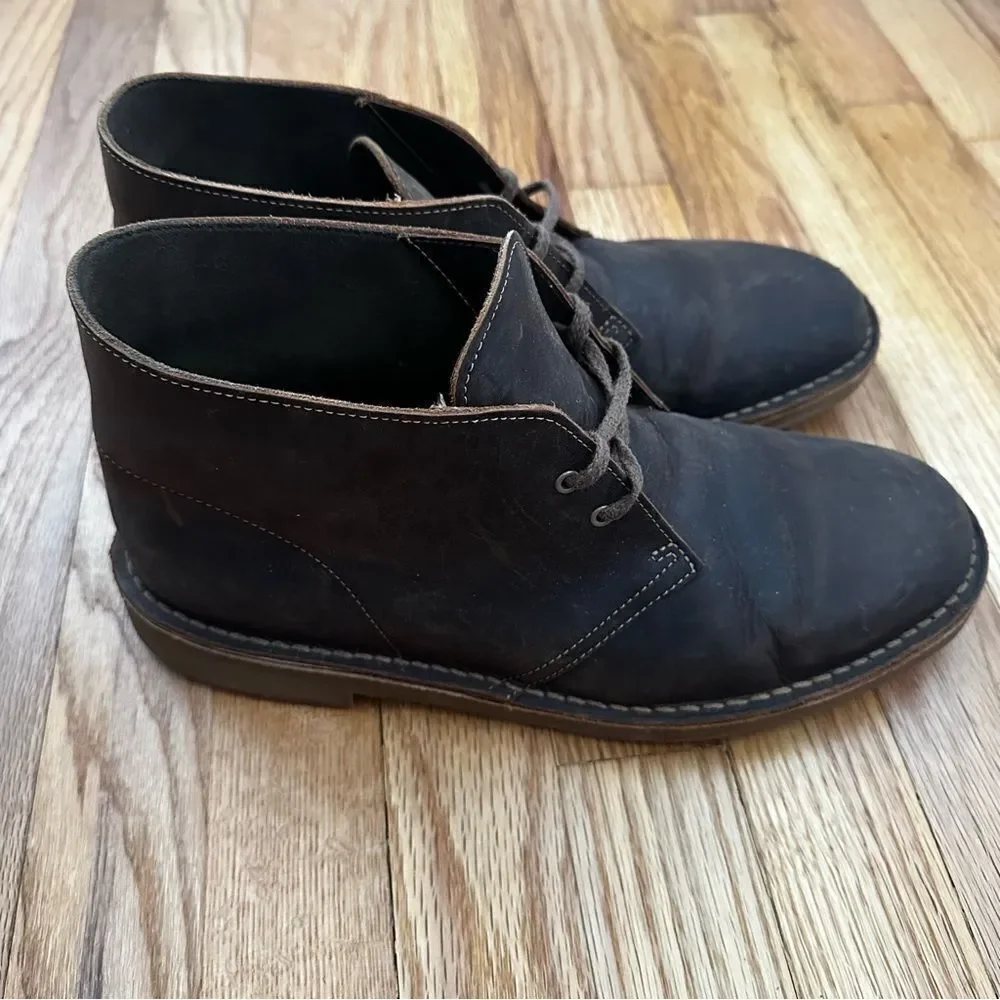 Clarks Bushacre 2 Chukka Leather Boots Men’s Size 9.5